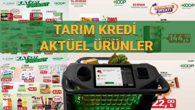 Tarım Kredi Marketleri'nde 4-7 Nisan Fırsatları: Temizlik Ürünlerinden Kahvaltılığa Her Şey Var!