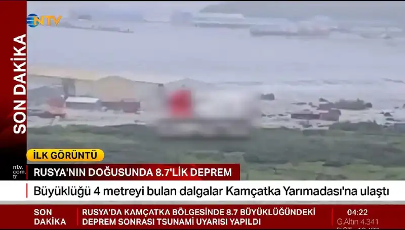 Kamçatka Kıyıları Tsunami Alarmı: İlk Dalgalar Geliyor!